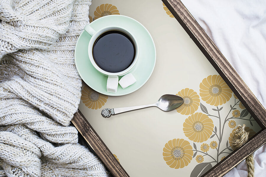 mustard-grey-strawflower-peel-and-stick-wallpaper-york-wallcoverings-jhs5031 - York Wallcoverings Wallpaper