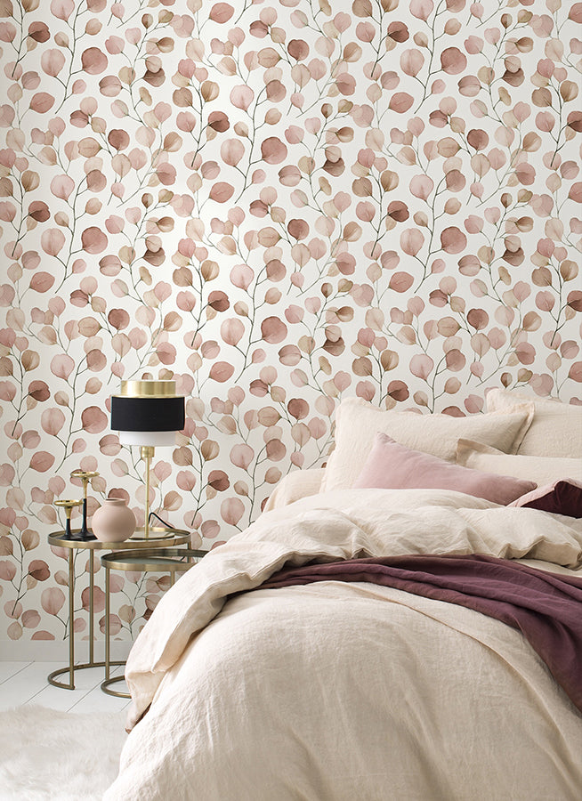 elaina-blush-watercolor-boughs-wallpaper-york-wallcoverings-rh691719 - York Wallcoverings Wallpaper