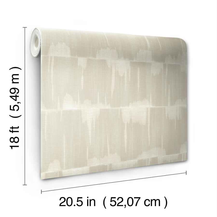 Beige Dallas Peel and Stick Wallpaper - York Wallcoverings - NUS4979 - York Wallcoverings Wallpaper