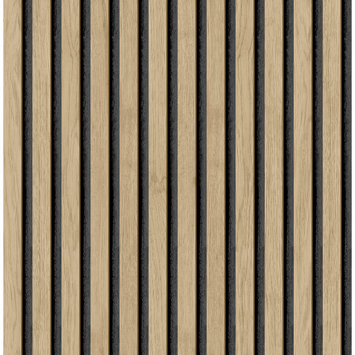 oak-slat-wood-peel-and-stick-wallpaper-york-wallcoverings-nus4846 - York Wallcoverings Wallpaper