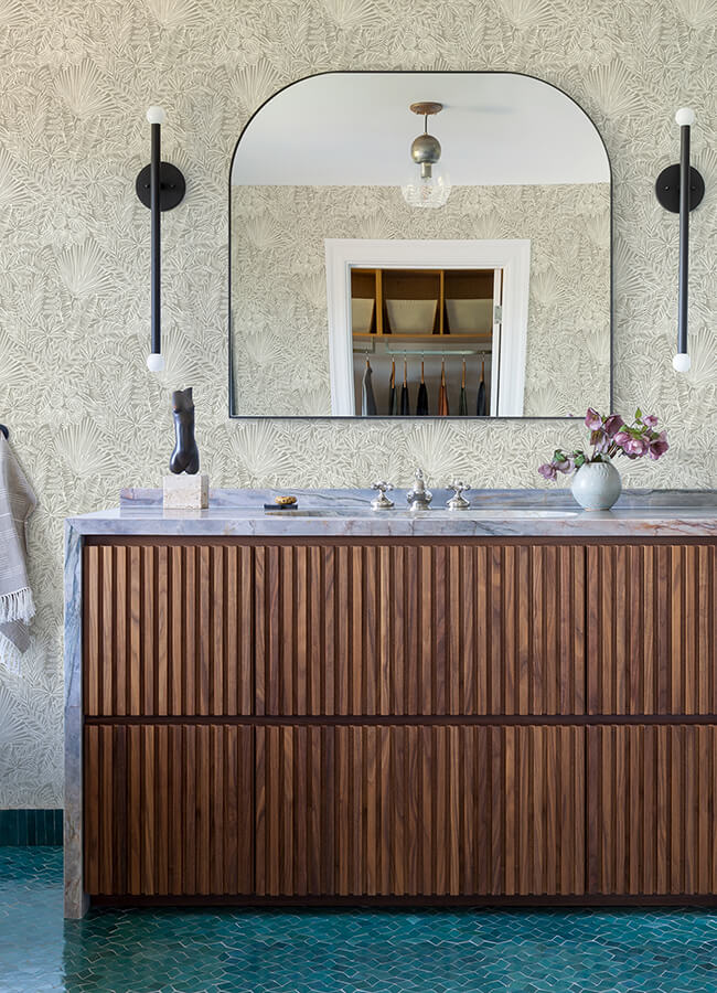 vita-light-brown-botanical-wallpaper-york-wallcoverings-4120-26800 - York Wallcoverings Papel pintado