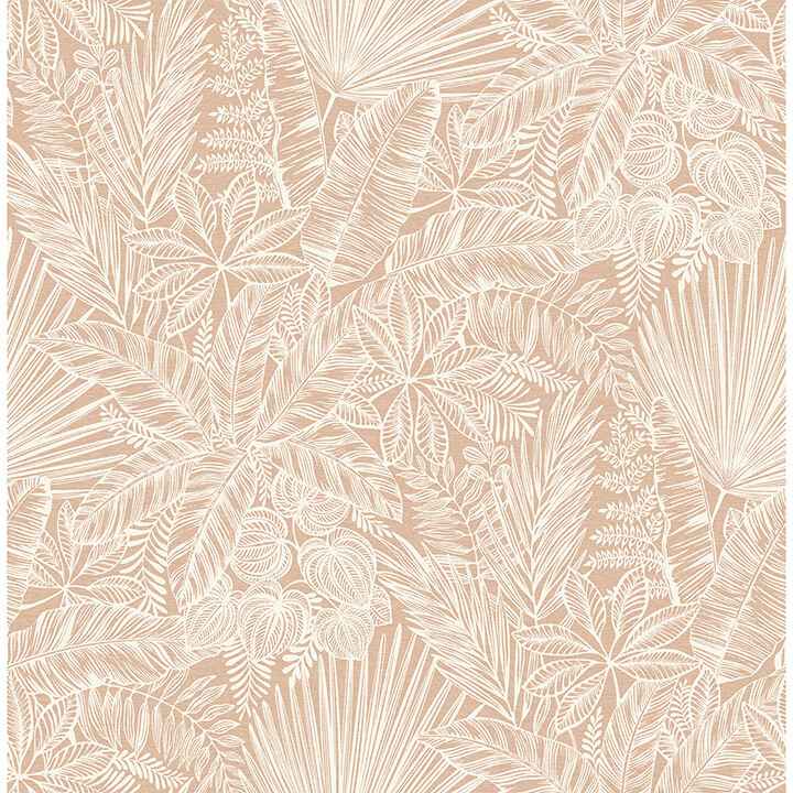 Vita Blush Botanical Wallpaper - York Wallcoverings - 4120-26801