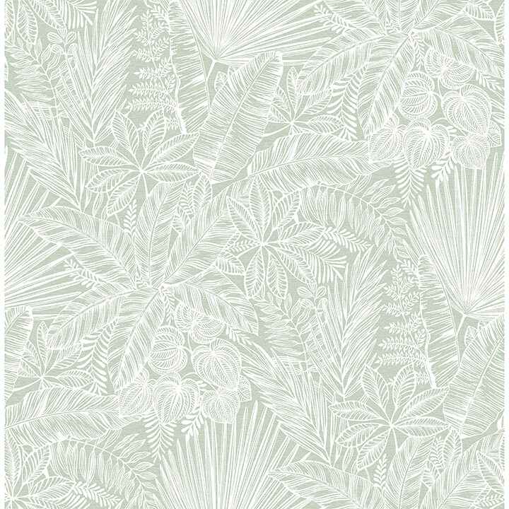 Vita Sage Botanical Wallpaper - York Wallcoverings - 4120-26803