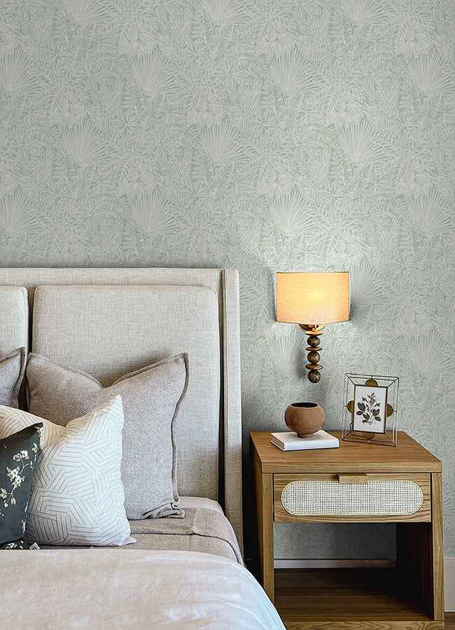 Vita Sage Botanical Wallpaper - York Wallcoverings - 4120-26803 - York Wallcoverings Wallpaper