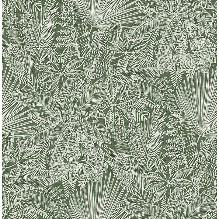 vita-green-botanical-wallpaper-york-wallcoverings-4120-26804 - York Wallcoverings Papel pintado