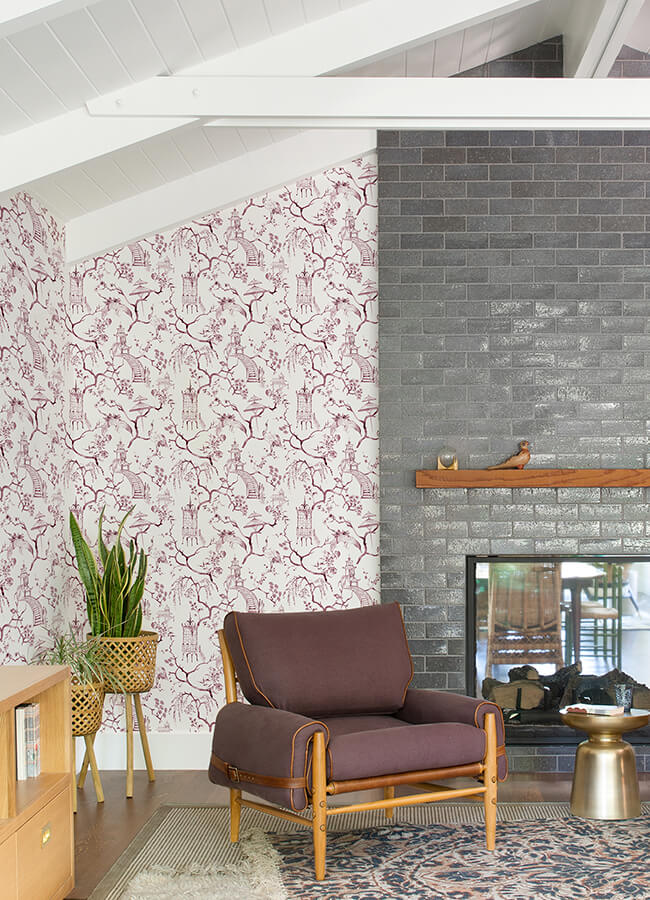serena-plum-chinoiserie-wallpaper-york-wallcoverings-4120-26806 - York Wallcoverings Papel pintado