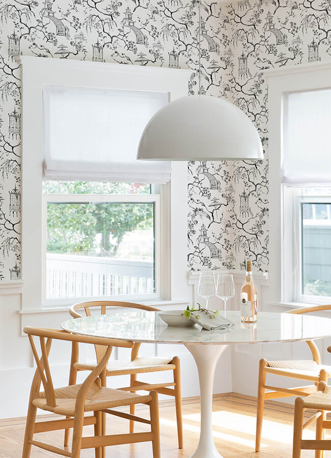 serena-charcoal-chinoiserie-wallpaper-york-wallcoverings-4120-26809 - York Wallcoverings Papel pintado