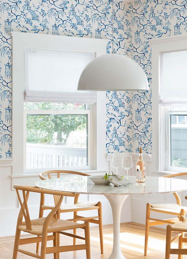 serena-blue-chinoiserie-wallpaper-york-wallcoverings-4120-26810 - York Wallpaper Wallpaper