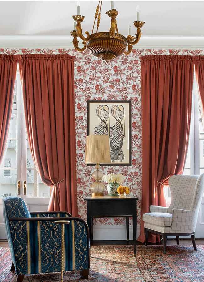 Cecilia Red Fruit Wallpaper - York Wallcoverings - 4120-26812 - York Wallcoverings Wallpaper