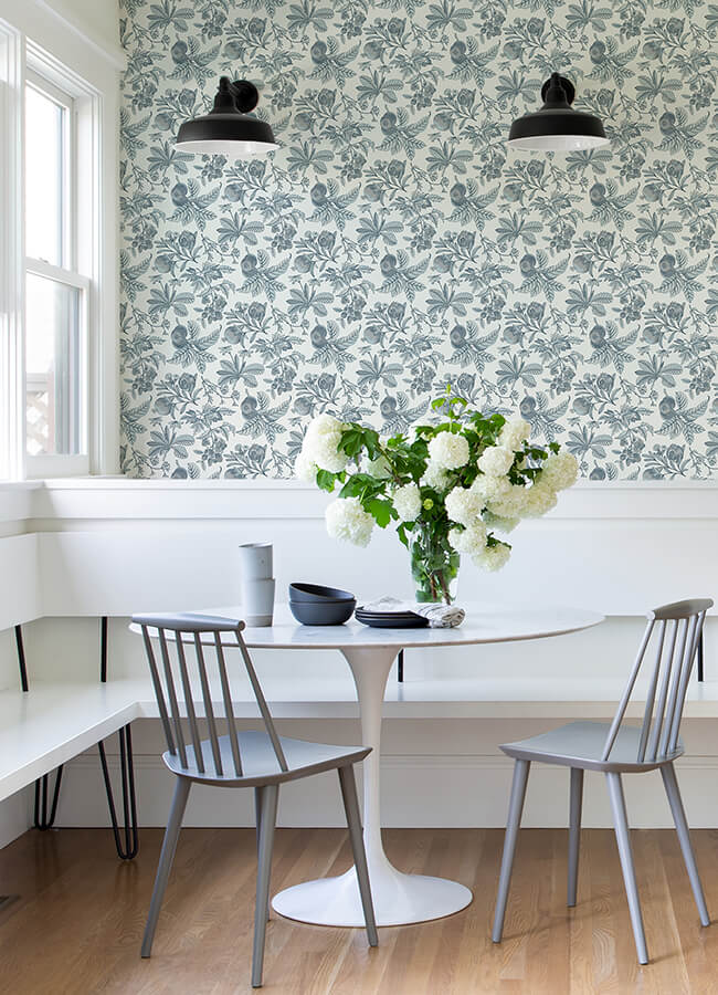 cecilia-light-blue-fruit-wallpaper-york-wallcoverings-4120-26814 - York Wallpaper Wallpaper