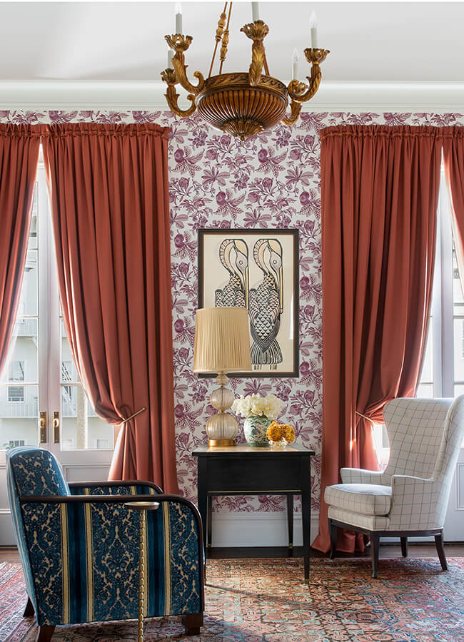 cecilia-purple-fruit-wallpaper-york-wallcoverings-4120-26815 - York Wallpaper Wallpaper