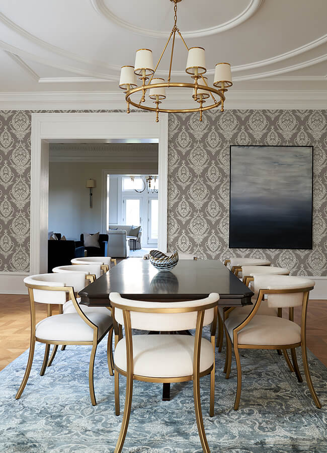 arlie-grey-botanical-damask-wallpaper-york-wallcoverings-4120-26816 - York Wallcoverings Wallpaper