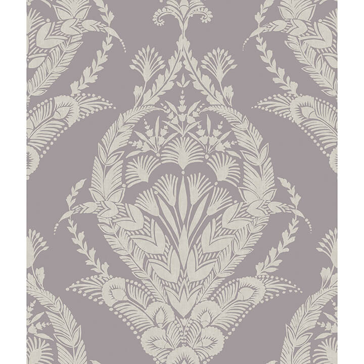 arlie-lavender-botanical-damask-wallpaper-york-wallcoverings-4120-26820 - York Wallcoverings Wallpaper