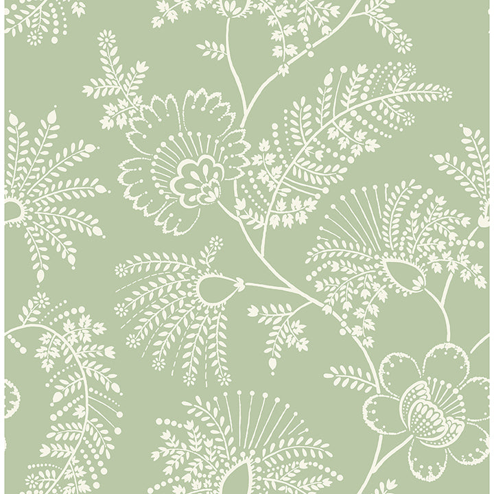 maeve-sage-jacobean-trail-wallpaper-york-wallcoverings-4120-26823 - York Wallcoverings Papel pintado