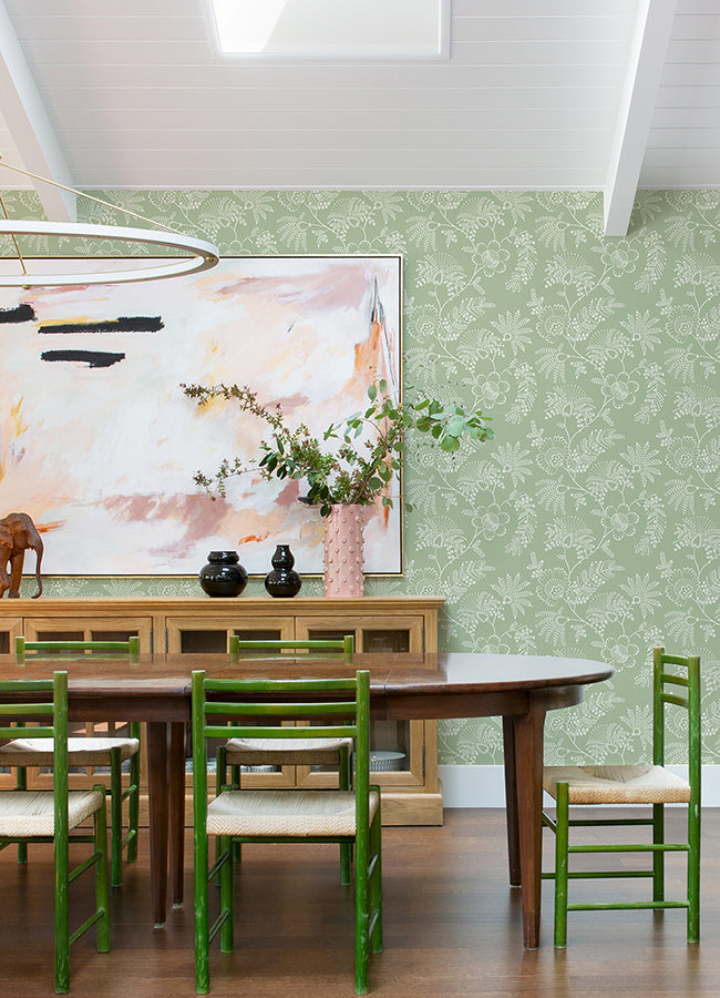 maeve-sage-jacobean-trail-wallpaper-york-wallcoverings-4120-26823 - York Wallcoverings Papel pintado