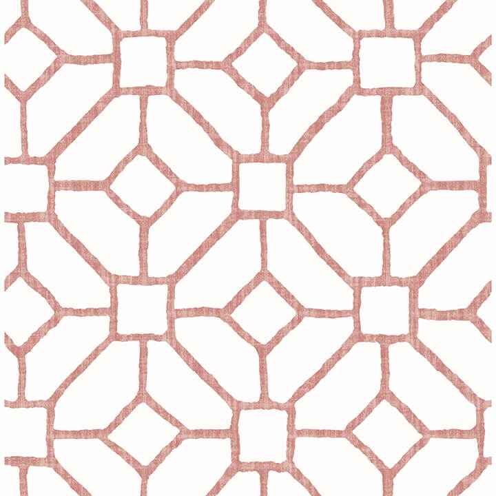 Addis Coral Trellis Wallpaper - York Wallcoverings - 4120-26830 - York Wallcoverings Wallpaper