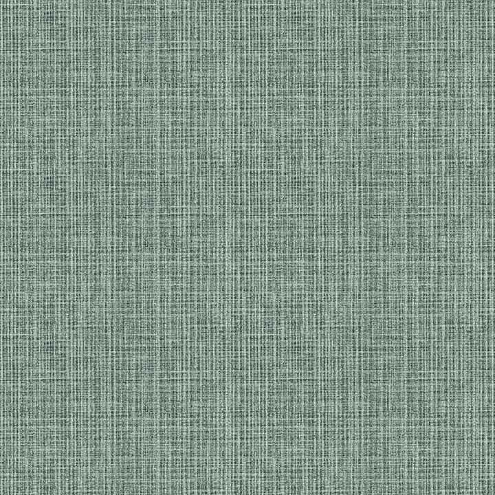 Kantera Green Fabric Texture Wallpaper - York Wallcoverings - 4120-26833