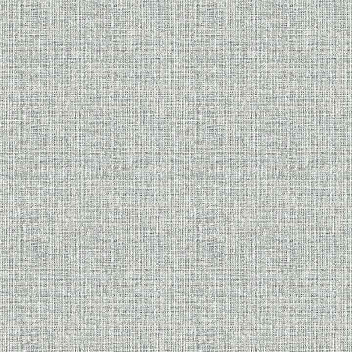Kantera Turquoise Fabric Texture Wallpaper - York Wallcoverings - 4120-26835
