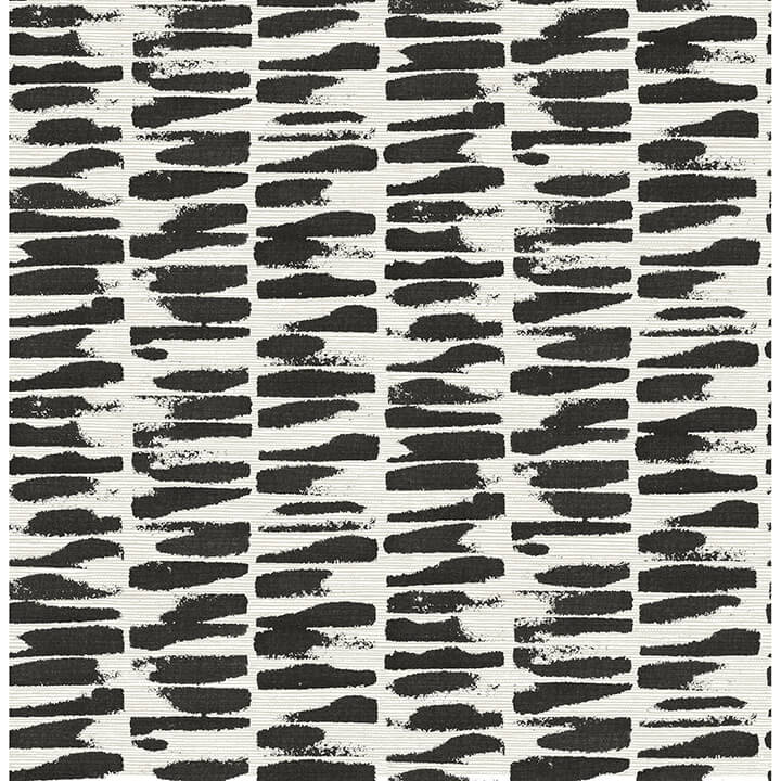 myrtle-black-abstract-stripe-wallpaper-york-wallcoverings-4120-26841 - York Wallcoverings Papel pintado