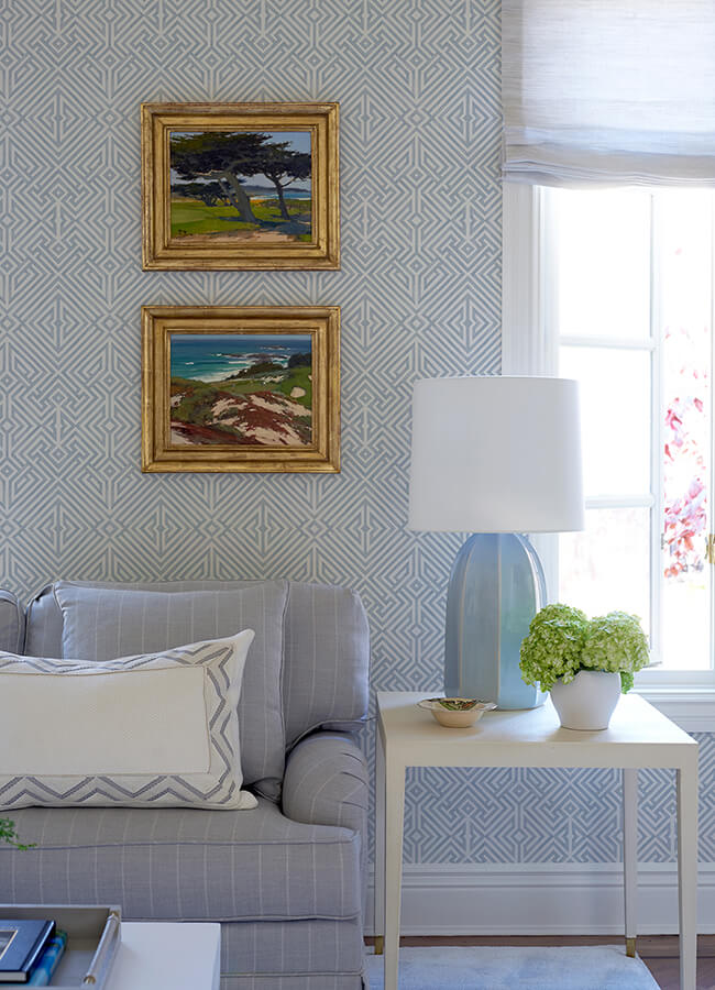 lyon-blue-geometric-key-wallpaper-york-wallcoverings-4120-26847 - York Wallcoverings Papel pintado