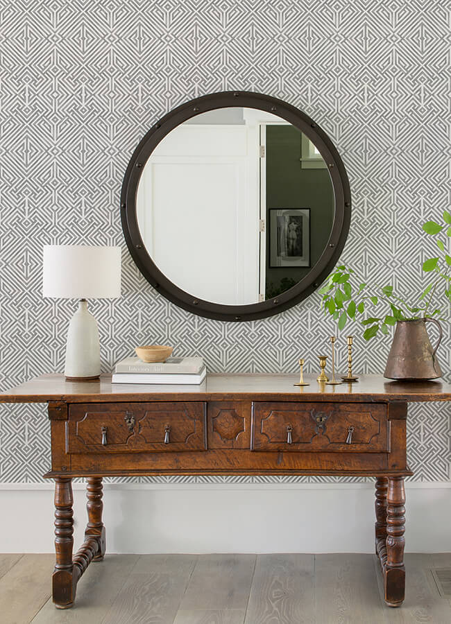 lyon-grey-geometric-key-wallpaper-york-wallcoverings-4120-26854 - York Wallcoverings Papel pintado