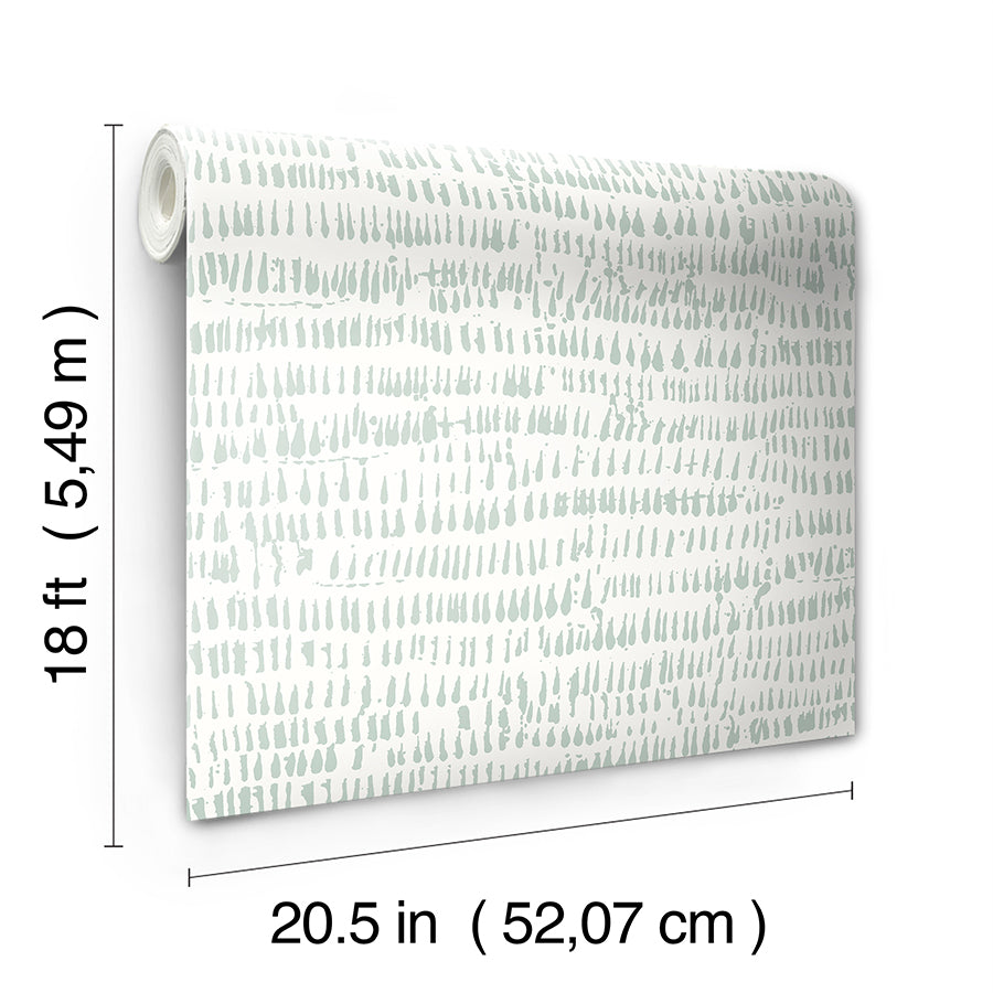 seafoam-kylver-peel-and-stick-wallpaper-york-wallcoverings-nus4980 - York Wallcoverings Wallpaper