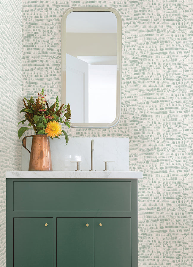 seafoam-kylver-peel-and-stick-wallpaper-york-wallcoverings-nus4980 - York Wallcoverings Wallpaper