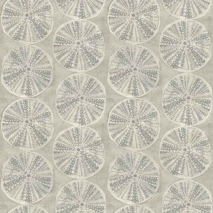Sea Biscuit Grey Sand Dollar Wallpaper - York Wallcoverings - 4071-71024 - York Wallcoverings Wallpaper