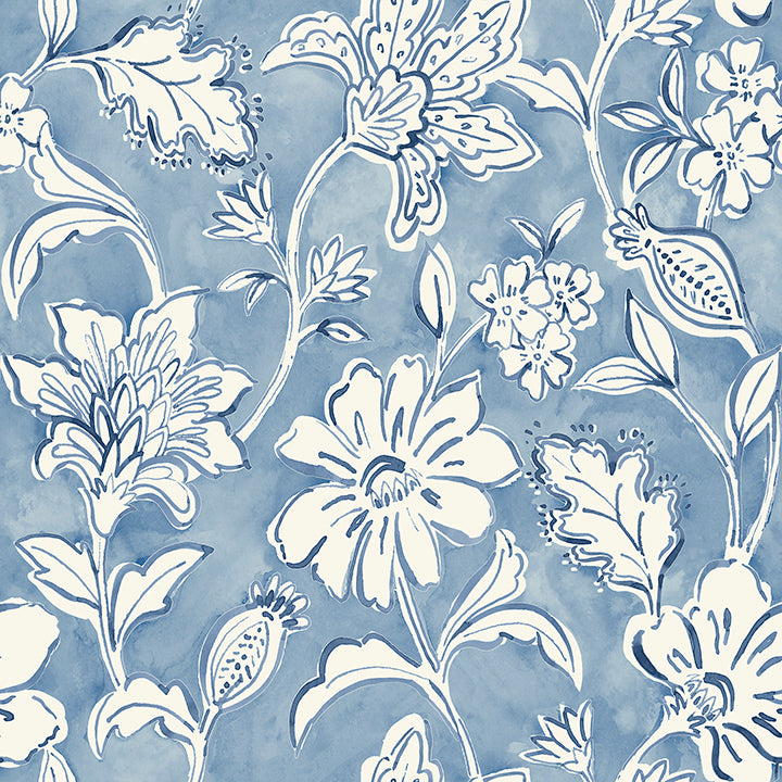 plumeria-blue-floral-trail-wallpaper-york-wallcoverings-4071-71040