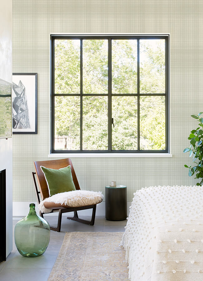 madras-aqua-plaid-wallpaper-york-wallcoverings-4071-71044 - York Wallcoverings Papel pintado
