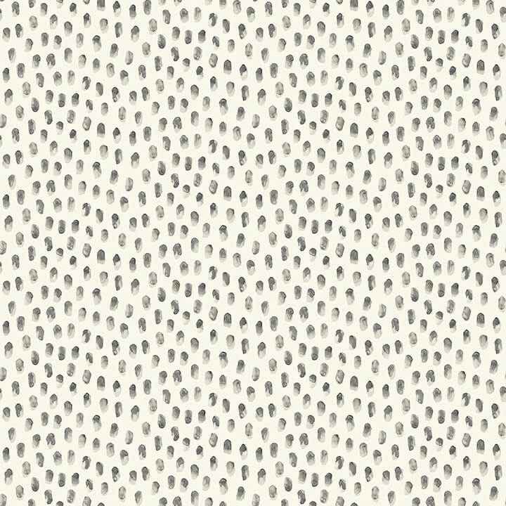 Sand Drips Dark Grey Painted Dots Wallpaper - York Wallcoverings - 4071-71063