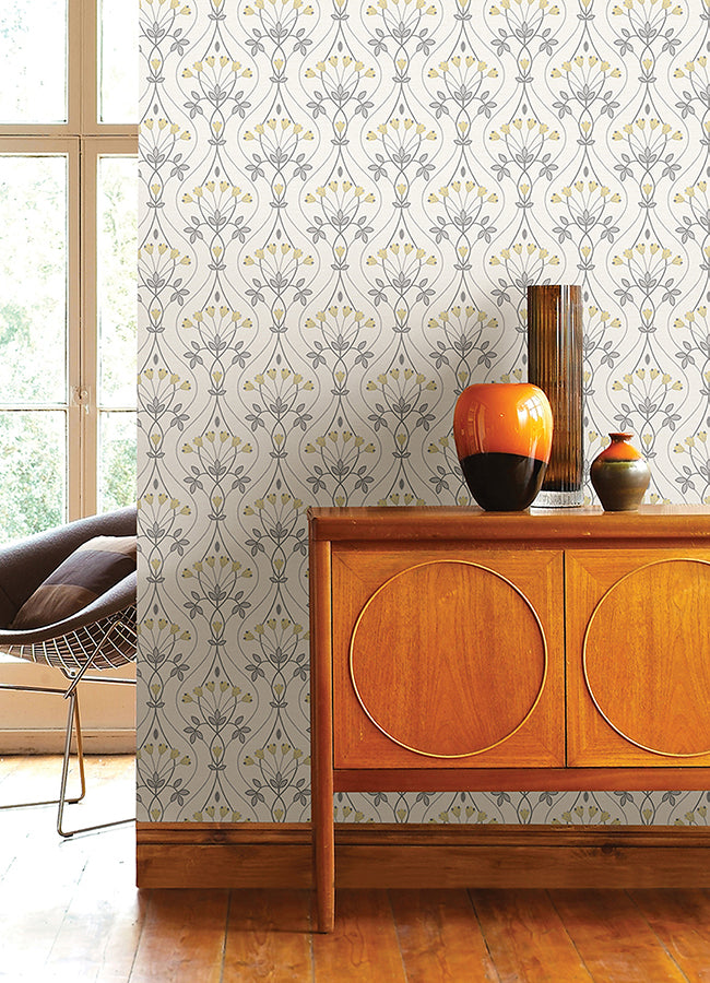 grey-wilder-peel-and-stick-wallpaper-york-wallcoverings-nus4986 - York Wallcoverings Wallpaper