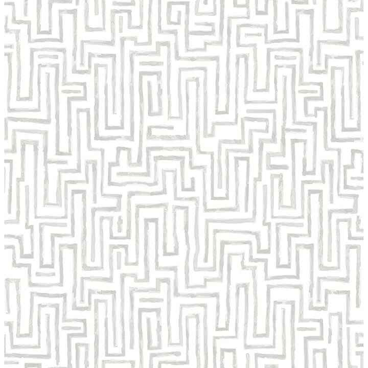 Ramble Grey Geometric Wallpaper - York Wallcoverings - 4121-25703 - York Wallcoverings Wallpaper