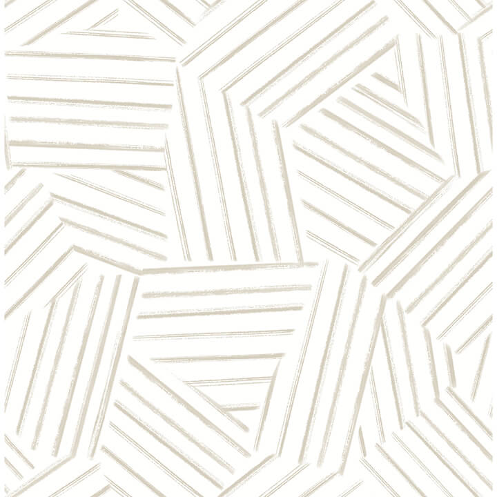 helene-taupe-geometric-lines-wallpaper-york-wallcoverings-4121-26901 - York Wallcoverings Wallpaper