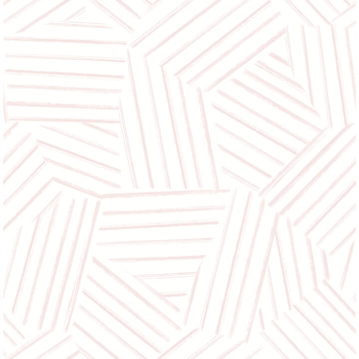 helene-pink-geometric-lines-wallpaper-york-wallcoverings-4121-26902 - York Wallcoverings Wallpaper