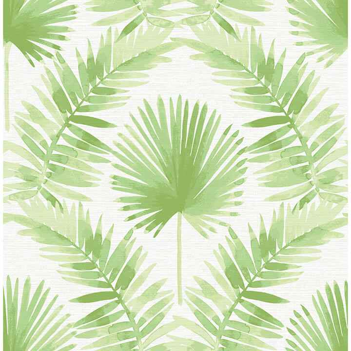 Calla Green Painted Palm Wallpaper - York Wallcoverings - 4121-26911 - York Wallcoverings Wallpaper