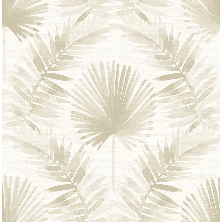 calla-taupe-painted-palm-wallpaper-york-wallcoverings-4121-26913 - York Wallcoverings Papel pintado