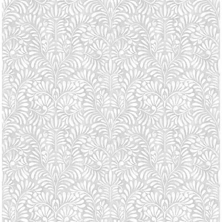 Elma Sterling Fiddlehead Wallpaper - York Wallcoverings - 4121-26921