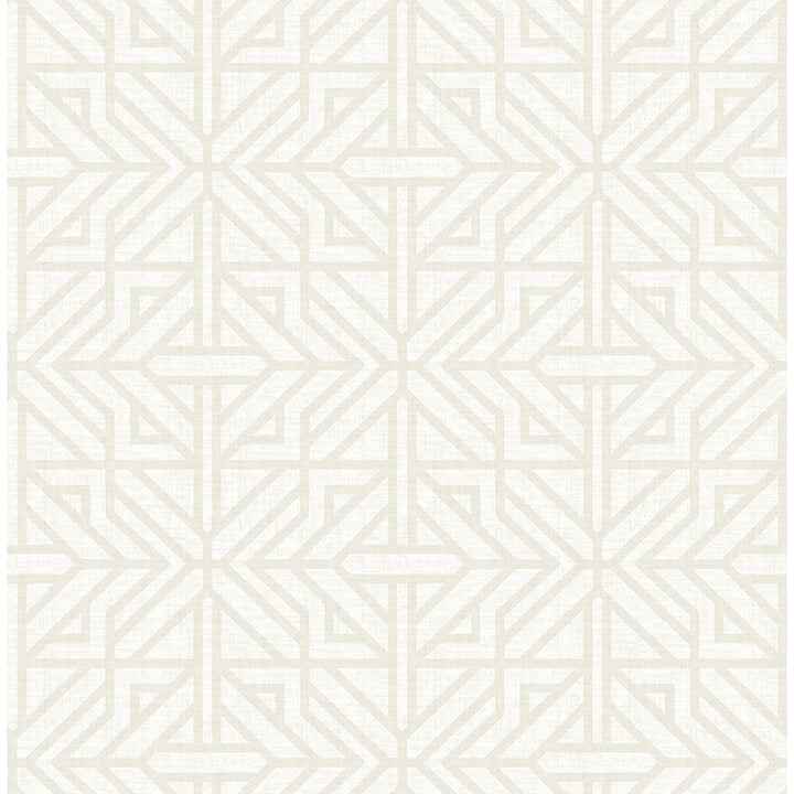 Hesper Ivory Geometric Wallpaper - York Wallcoverings - 4121-26929