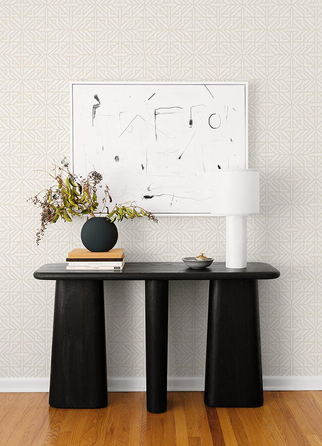 hesper-ivory-geometric-wallpaper-york-wallcoverings-4121-26929 - York Wallcoverings Wallpaper