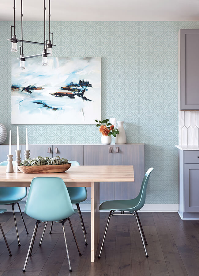 hesper-sky-blue-geometric-wallpaper-york-wallcoverings-4121-26932 - York Wallcoverings Wallpaper