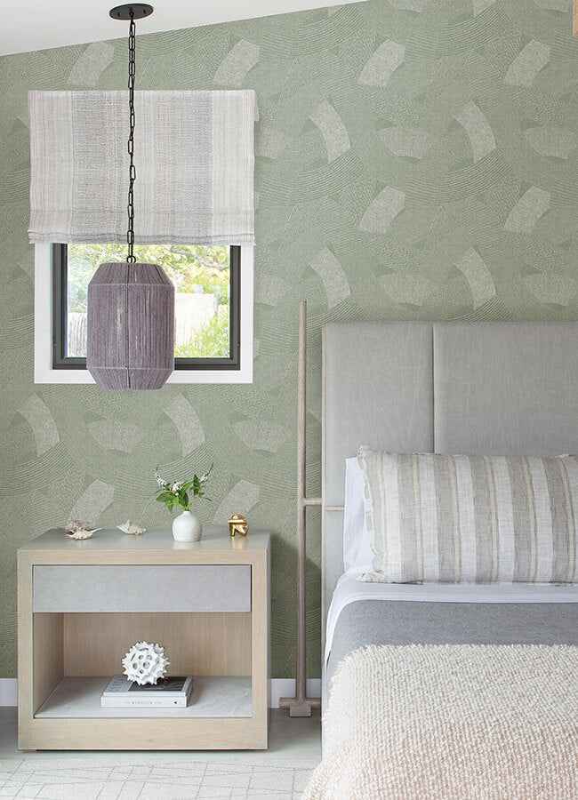 Tania Moss Woven Abstract Wallpaper - York Wallcoverings - 4121-26934 - York Wallcoverings Wallpaper