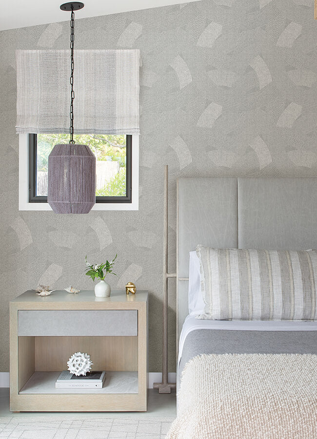 tania-grey-woven-abstract-wallpaper-york-wallcoverings-4121-26936 - York Wallcoverings Papel pintado