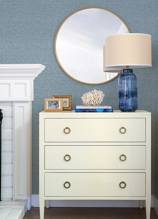 minerva-denim-texture-geometric-wallpaper-york-wallcoverings-4121-26943 - York Wallcoverings Papel pintado