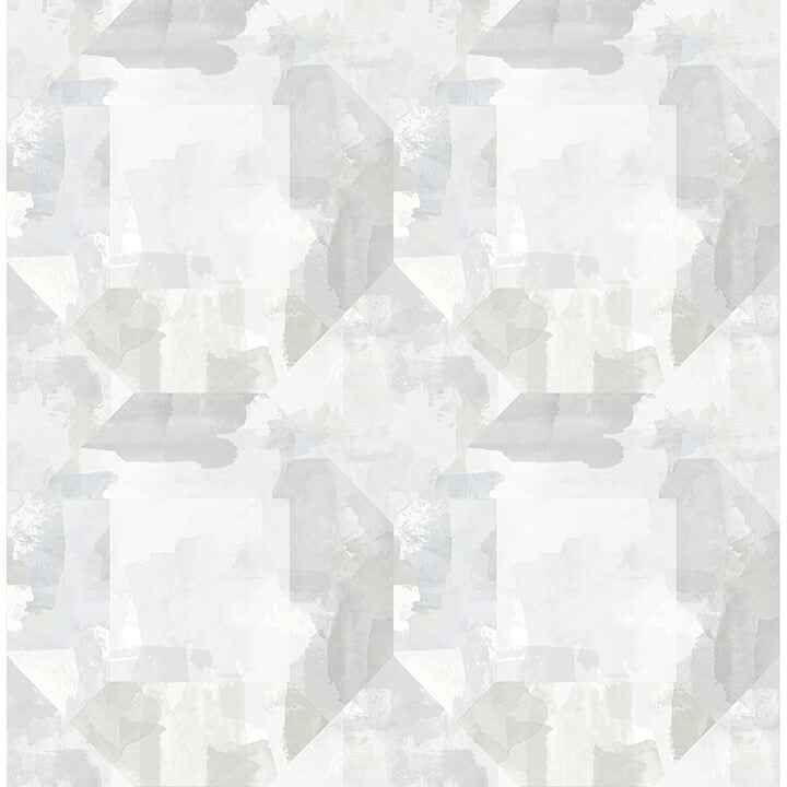 Perrin Light Grey Gem Geometric Wallpaper - York Wallcoverings - 4121-26944 - York Wallcoverings Wallpaper