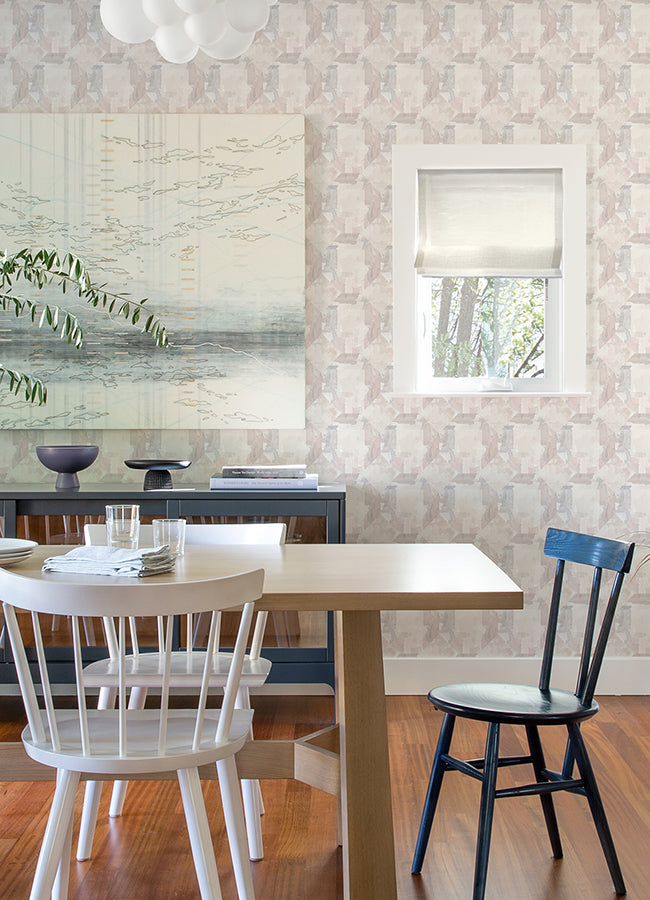 perrin-lavender-gem-geometric-wallpaper-york-wallcoverings-4121-26945 - York Wallcoverings Papel pintado