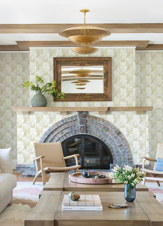 perrin-olive-gem-geometric-wallpaper-york-wallcoverings-4121-26948 - York Wallcoverings Wallpaper