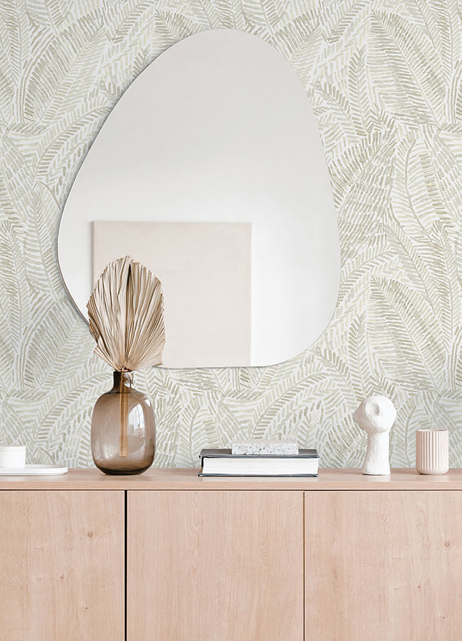 fildia-taupe-botanical-wallpaper-york-wallcoverings-4121-26950 - York Wallcoverings Wallpaper