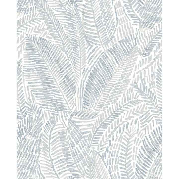 Fildia Light Blue Botanical Wallpaper - York Wallcoverings - 4121-26951 - York Wallcoverings Wallpaper