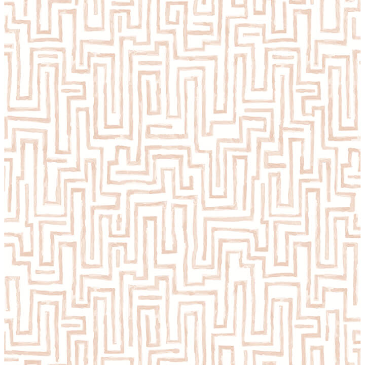 ramble-blush-geometric-wallpaper-york-wallcoverings-4121-26954 - York Wallcoverings Papel pintado